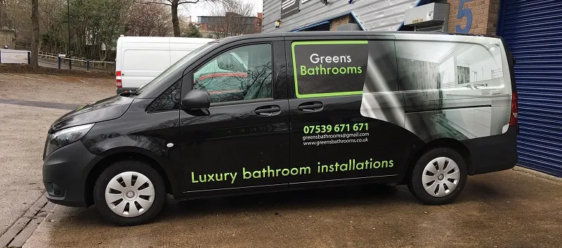 Image of van wrapping in sheffield by Tint Studio